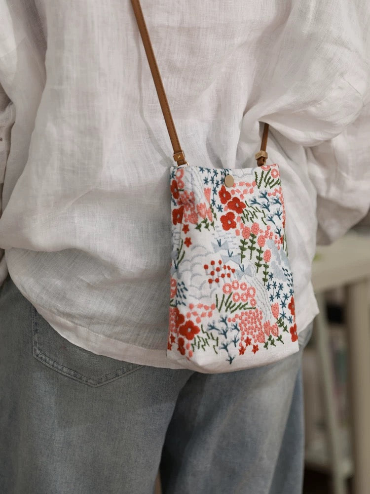 Embodied cute patterns cross body bag