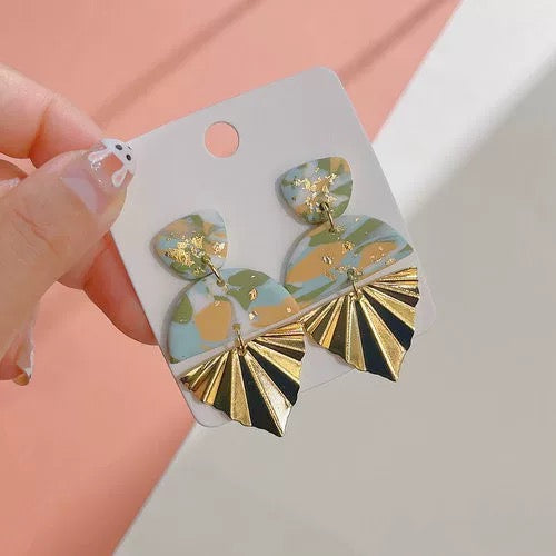 Spring is coming polymer clay earring
