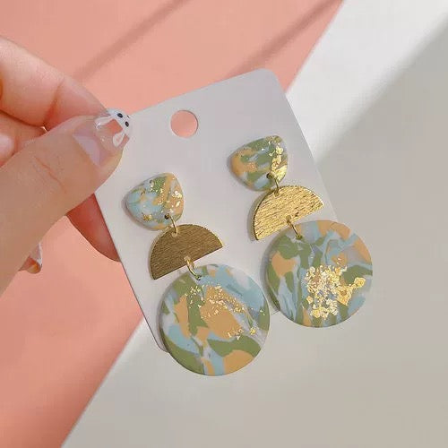 Spring is coming polymer clay earring