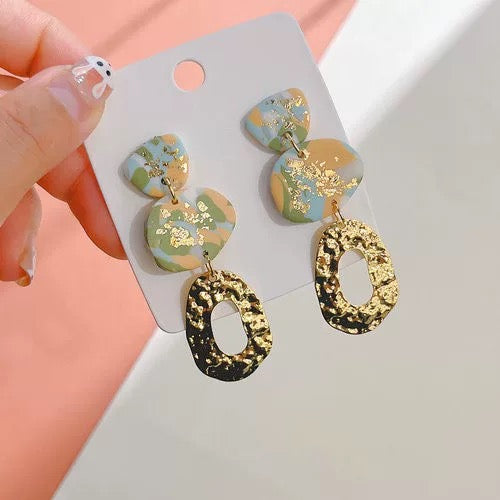 Spring is coming polymer clay earring