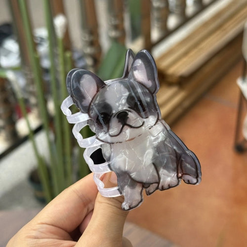 Acrylic dog hair clip